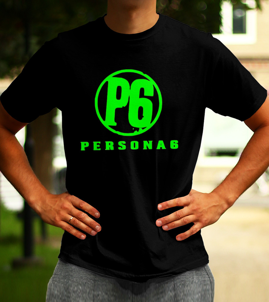 Persona 6 P6 Gaming Series Retro Green T-Shirt