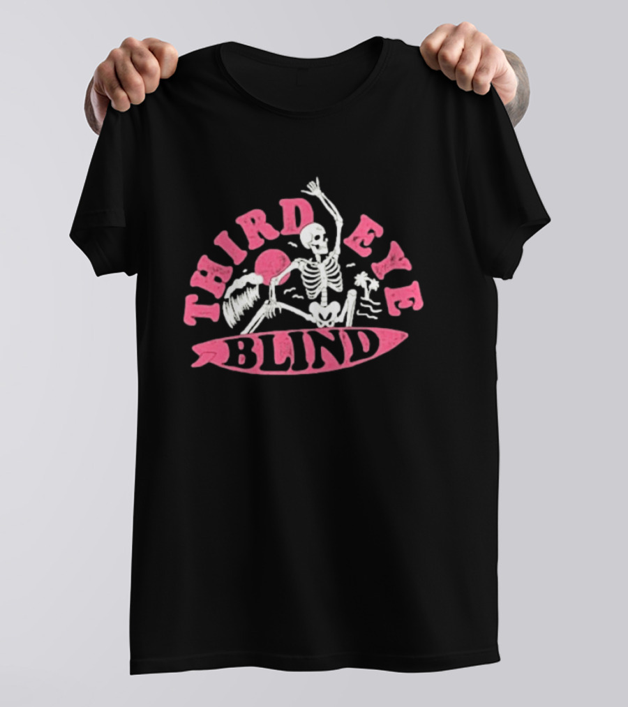 Third Eye Blind Skeleton Surfer T-Shirt