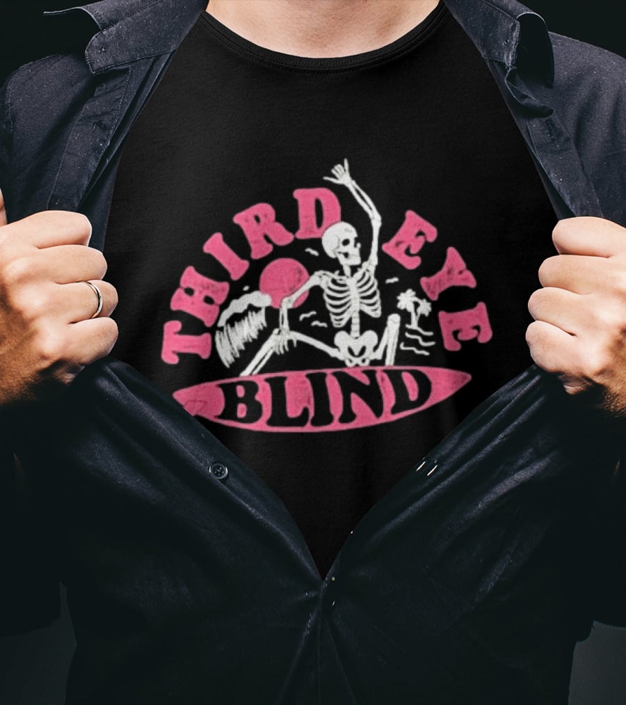 Third Eye Blind Skeleton Surfer T-Shirt