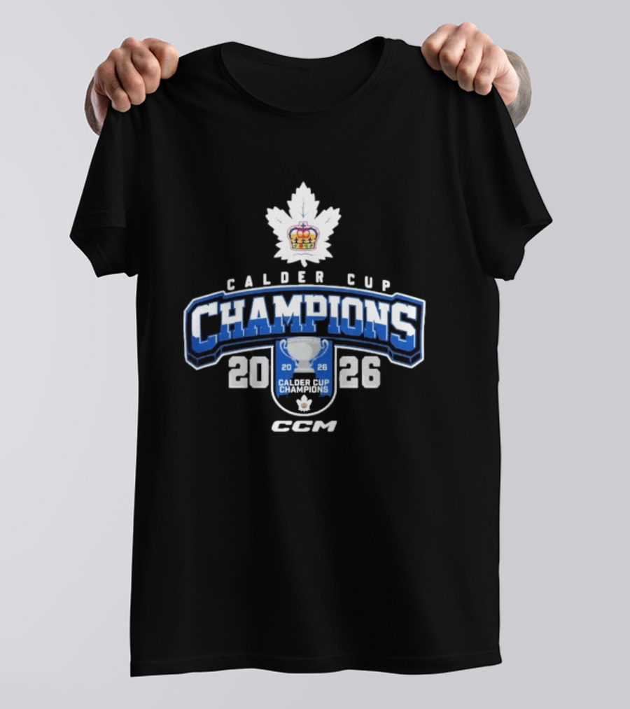 Toronto Marlies Calder Cup Champions 2026 CCM Locker Room T-Shirt