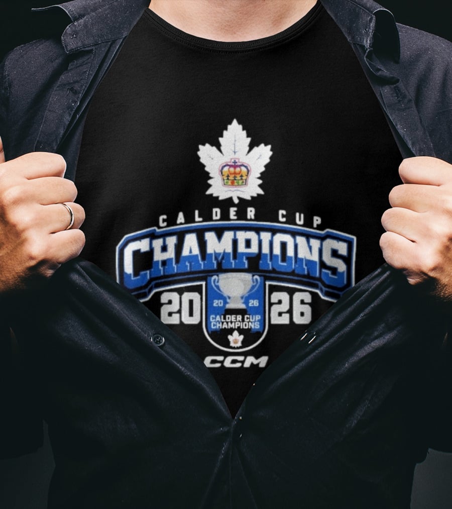 Toronto Marlies Calder Cup Champions 2026 CCM Locker Room T-Shirt