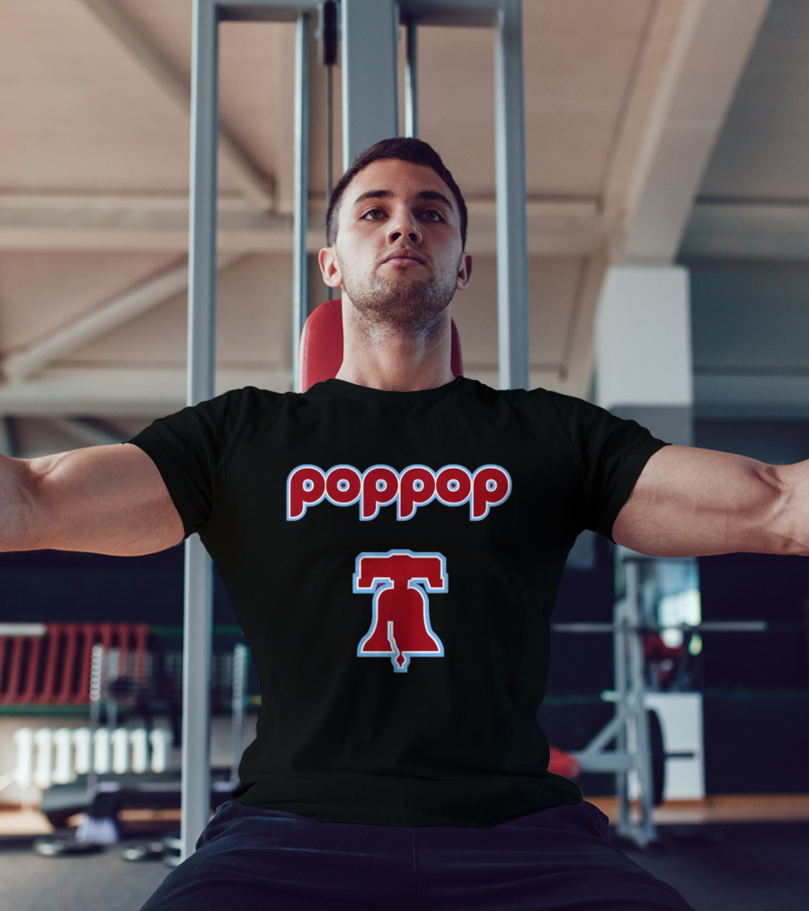 Philadelphia Phillies Poppop Liberty Bell MLB 2026 T-Shirt