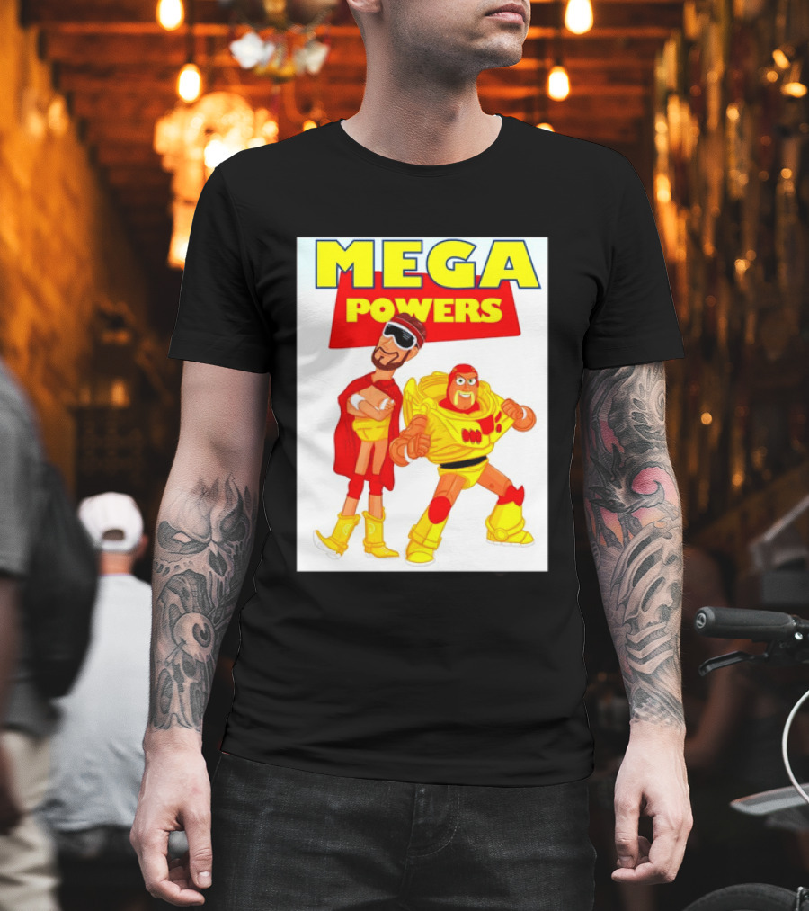 Randy Macho Man Savage Buzz Lightyear Hulk Hogan Toy Story WWE Mega Powers T-Shirt
