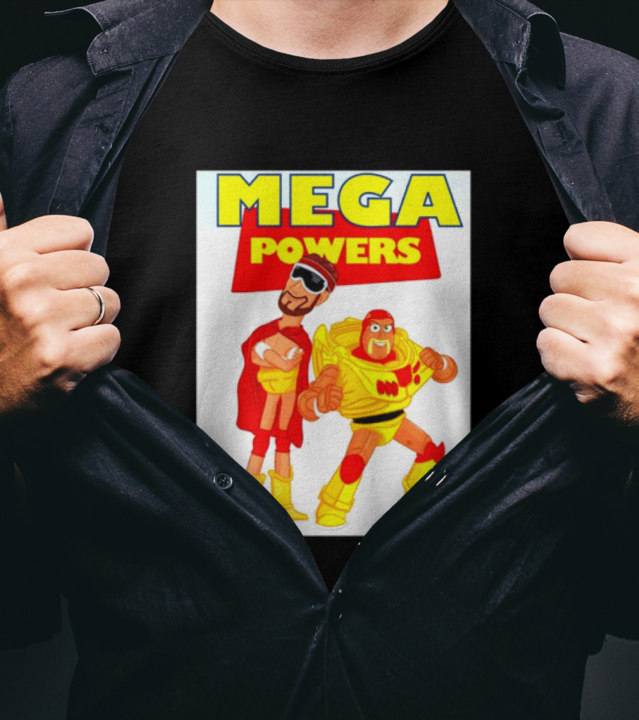 Randy Macho Man Savage Buzz Lightyear Hulk Hogan Toy Story WWE Mega Powers T-Shirt