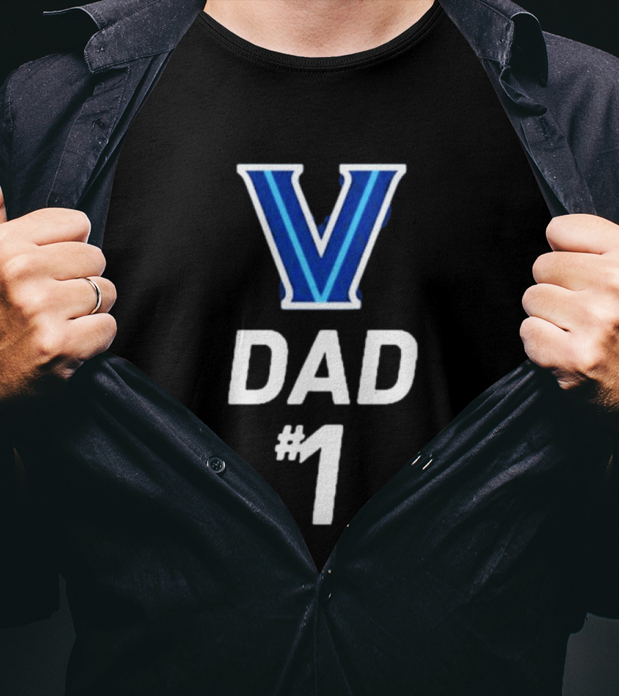 Villanova Number One Dad Father's Day 2026 T-Shirt