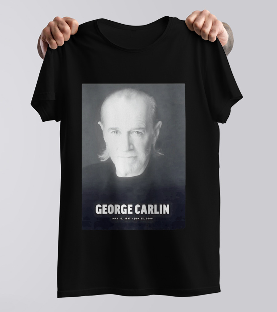 George Carlin May 12 1937 Jun 22 2008 T-Shirt