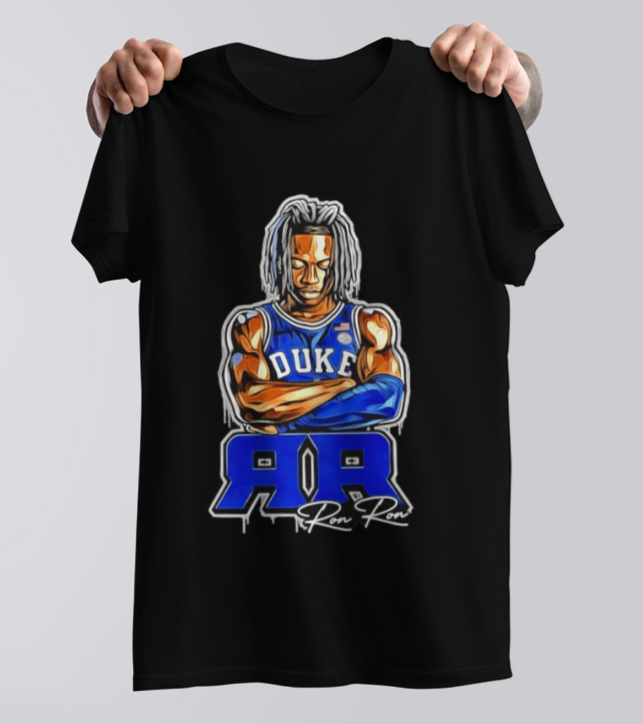 Ron Ron Deron Rippey Jr Duke Blue Devils Basketball Player T-Shirt