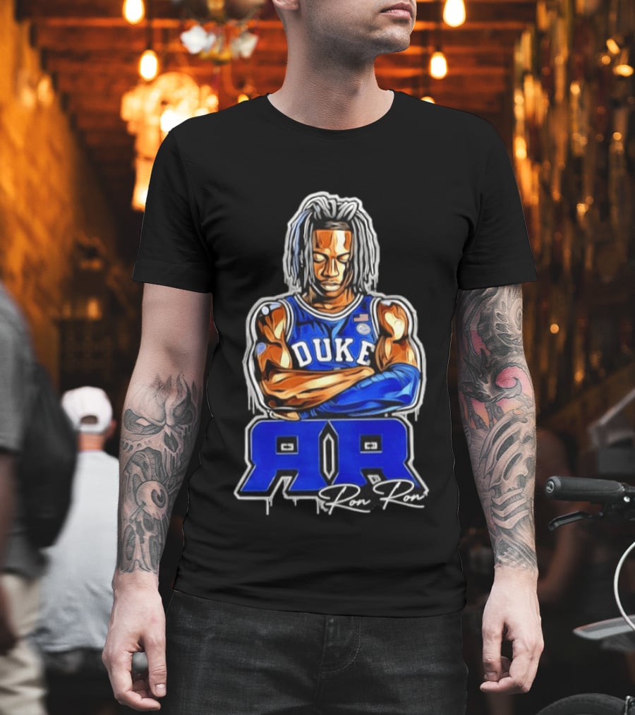 Ron Ron Deron Rippey Jr Duke Blue Devils Basketball Player T-Shirt