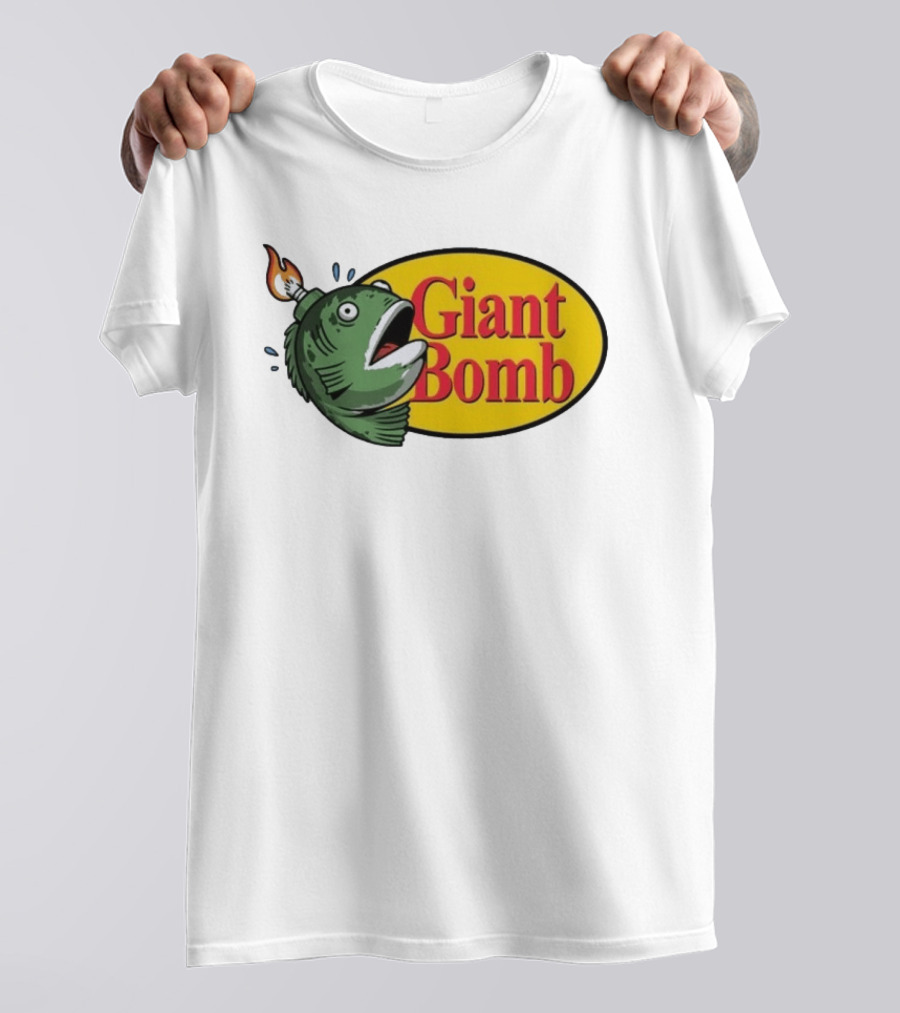 Giant Bomb Fish With Explosive Head T-Shirt
