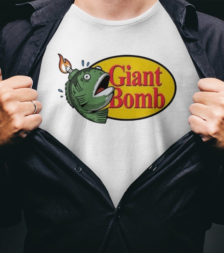 Giant Bomb Fish With Explosive Head T-Shirt