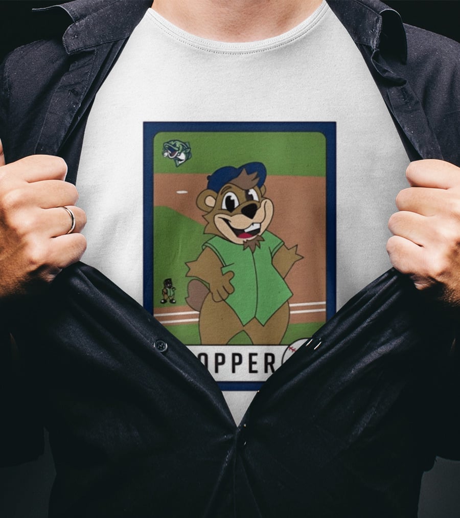Chopper Gwinnett Stripers Baseball Card Go Stripers T-Shirt