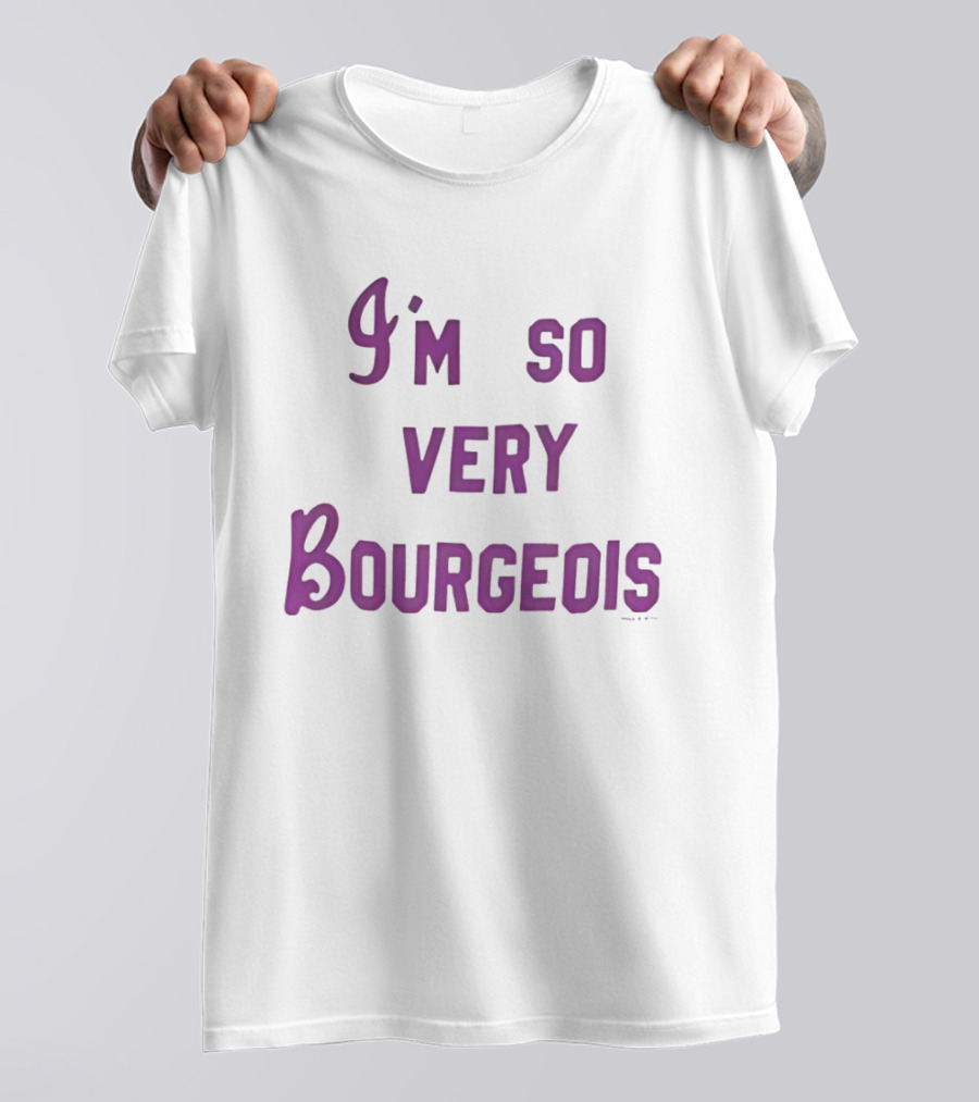 I'm So Very Bourgeois Bold Purple T-Shirt
