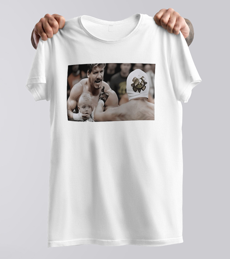 Eddie Guerrero Rey Mysterio WWE Battle With Child In Ring T-Shirt