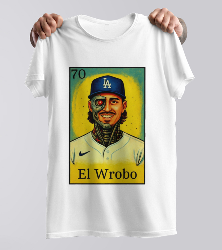 El Wrobo 70 Evan Phillips Los Angeles Dodgers T-Shirt