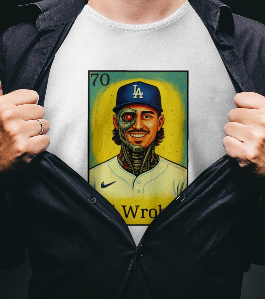 El Wrobo 70 Evan Phillips Los Angeles Dodgers T-Shirt