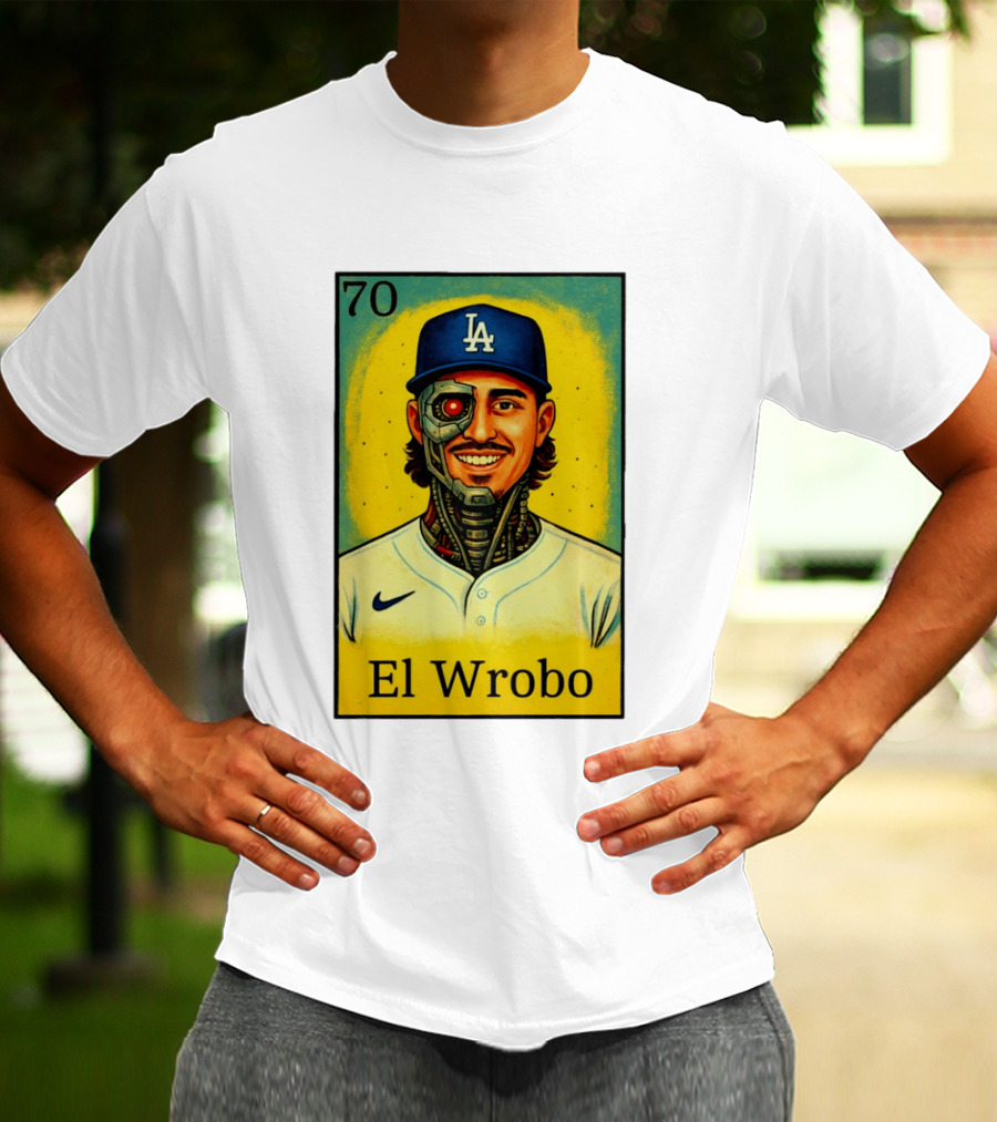 El Wrobo 70 Evan Phillips Los Angeles Dodgers T-Shirt