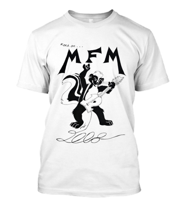 Rock On MFM 2008 Skunk Guitar T-Shirt