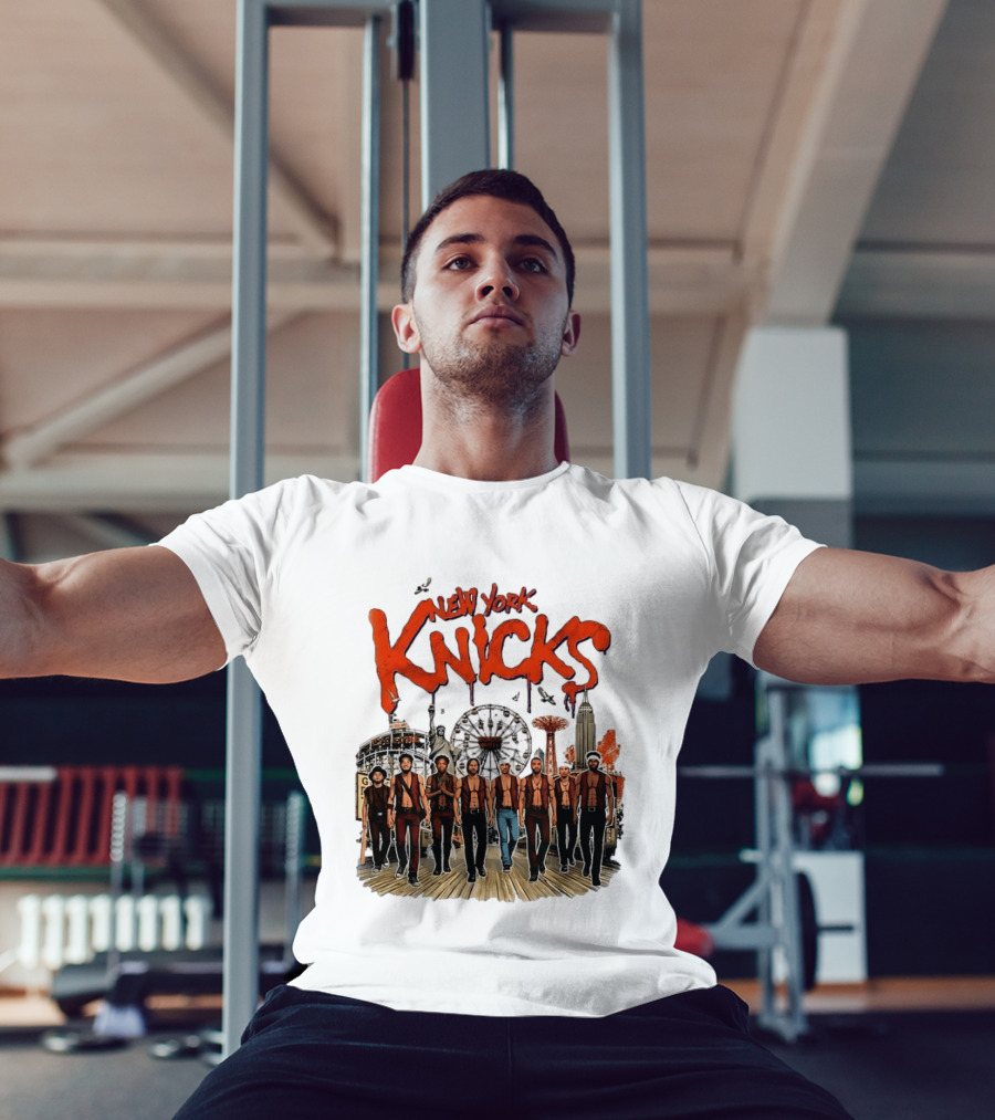 New York Knicks The Warriors Coney Island Gang Ferris Wheel Empire State Building T-Shirt