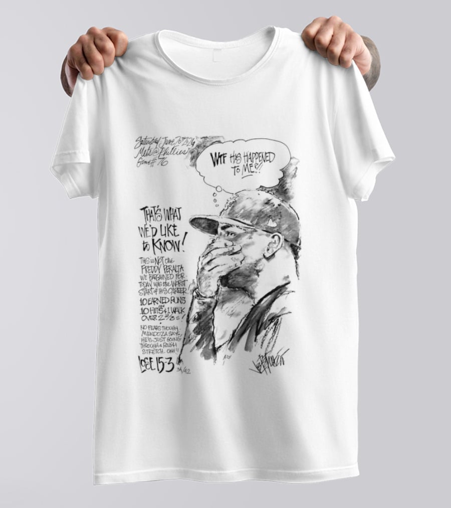 New York Mets WTF Happened That's What We'd Like To Know T-Shirt