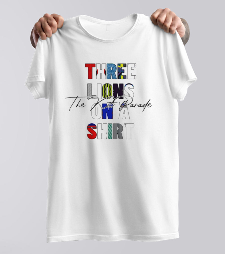 Three Lions On A The Kit Parade T-Shirt