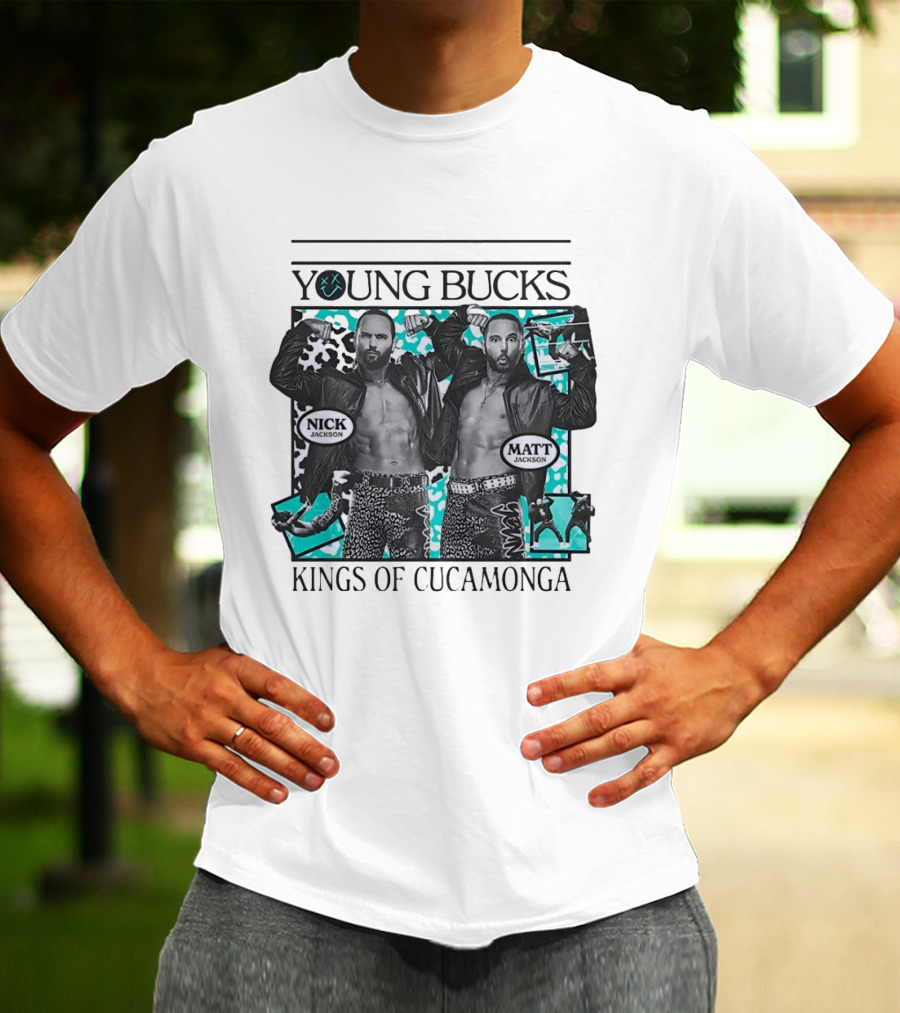 Young Bucks Nick Jackson Matt Jackson Kings Of Cucamonga T-Shirt