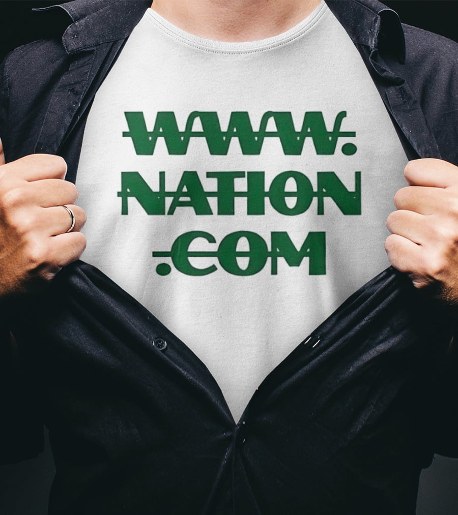 WWW Nation Com Internet Iconic Web T-Shirt