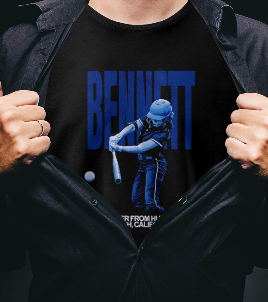Bennett Outfielder Huntington Beach California Baseball Player T-Shirt