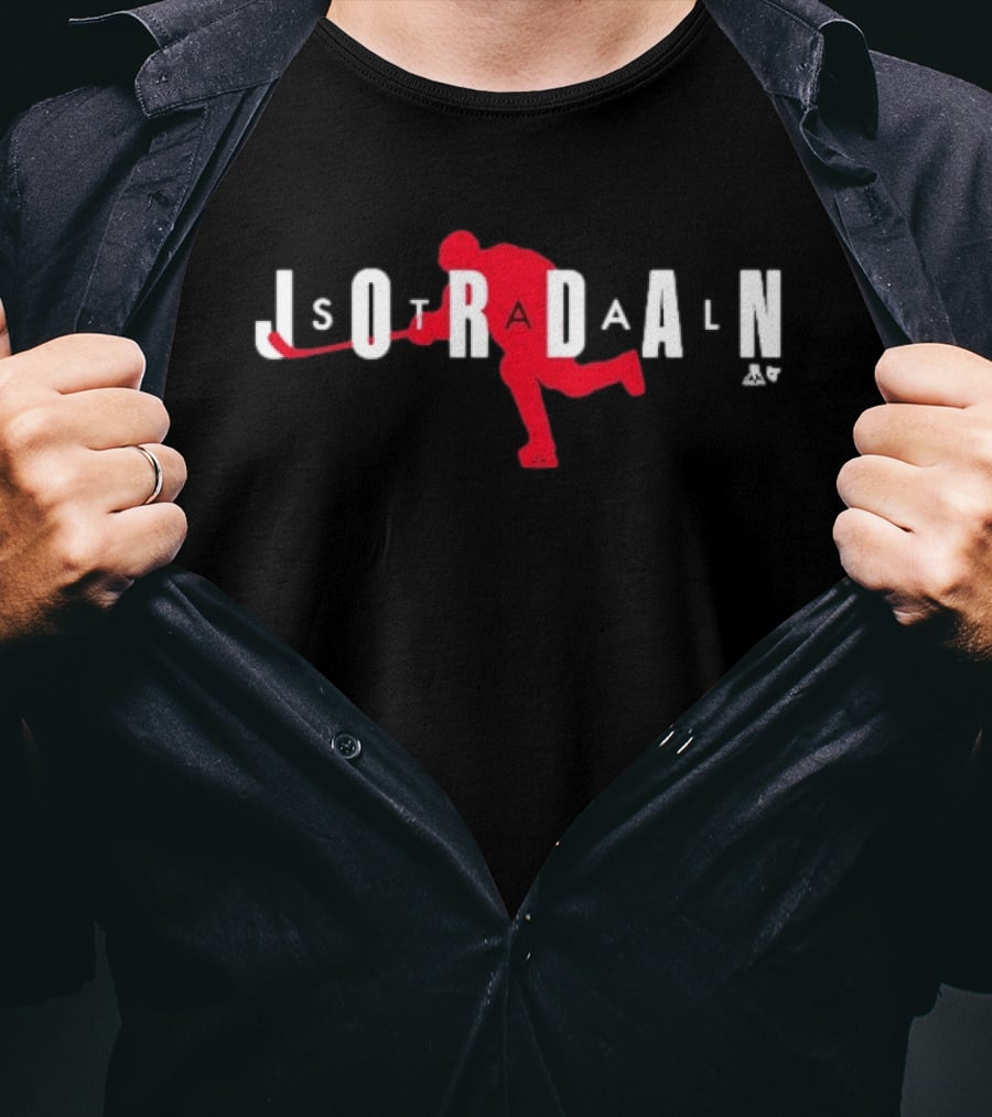 Jordan Staal Air Hockey Player T-Shirt