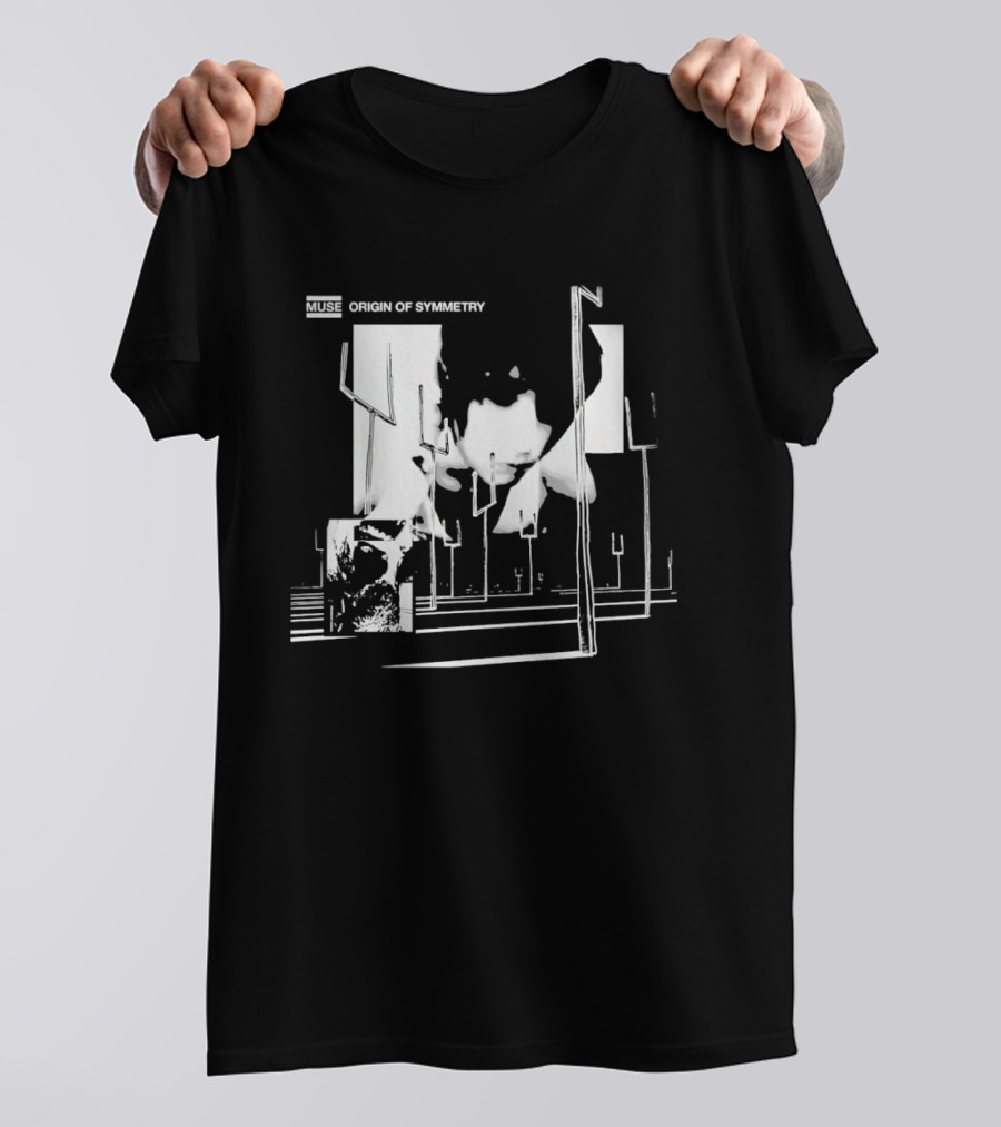 Muse Origin Of Symmetry Album Cover Forks Shadows T-Shirt