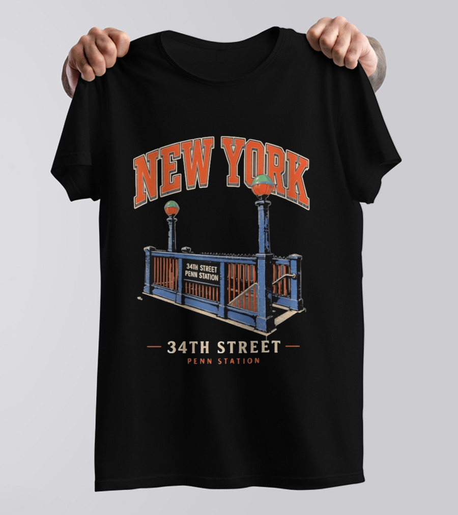 New York 34th Street Penn Station Subway Entrance T-Shirt