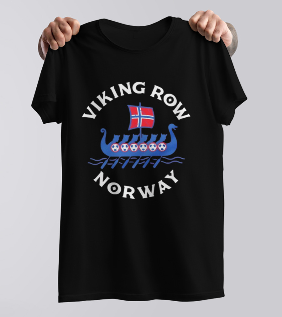 Viking Row Norway Baseball Boston Red Sox T-Shirt