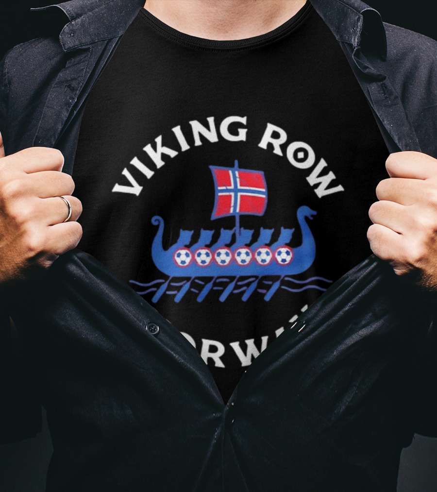 Viking Row Norway Baseball Boston Red Sox T-Shirt