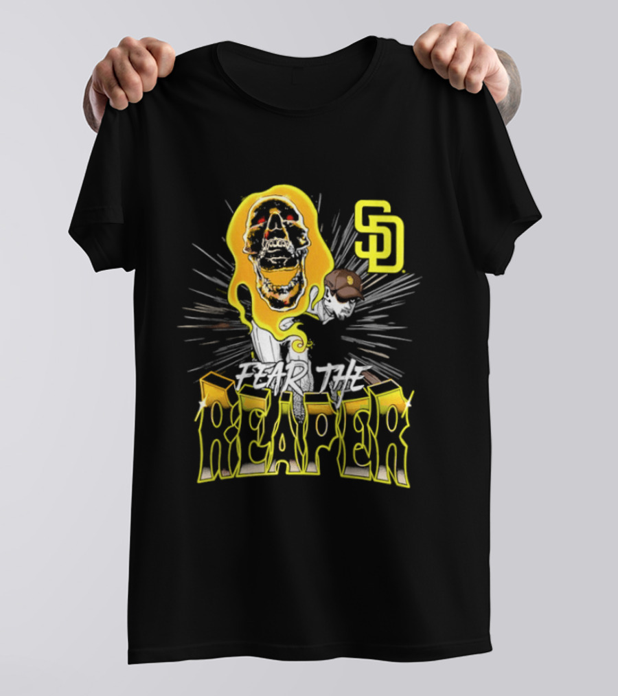 San Diego Padres Fear The Reaper Mason Miller SD Baseball T-Shirt