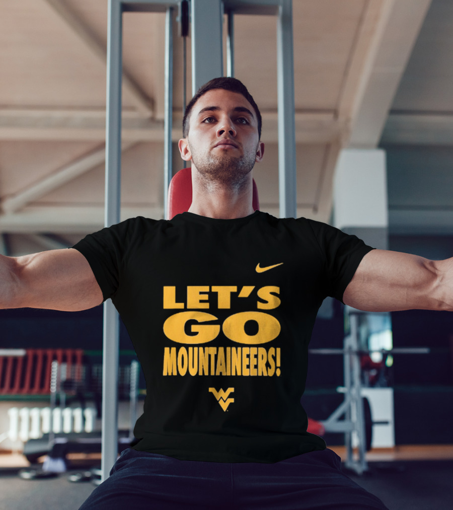 Let's Go Mountaineers Nike WVU West Virginia Mountaineers T-Shirt
