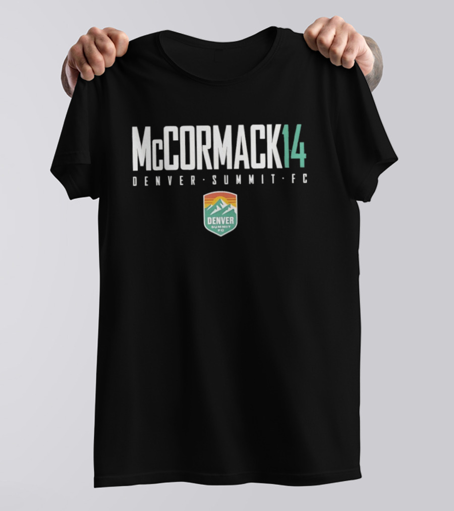 McCormack 14 Denver Summit FC Elite Name And Number T-Shirt