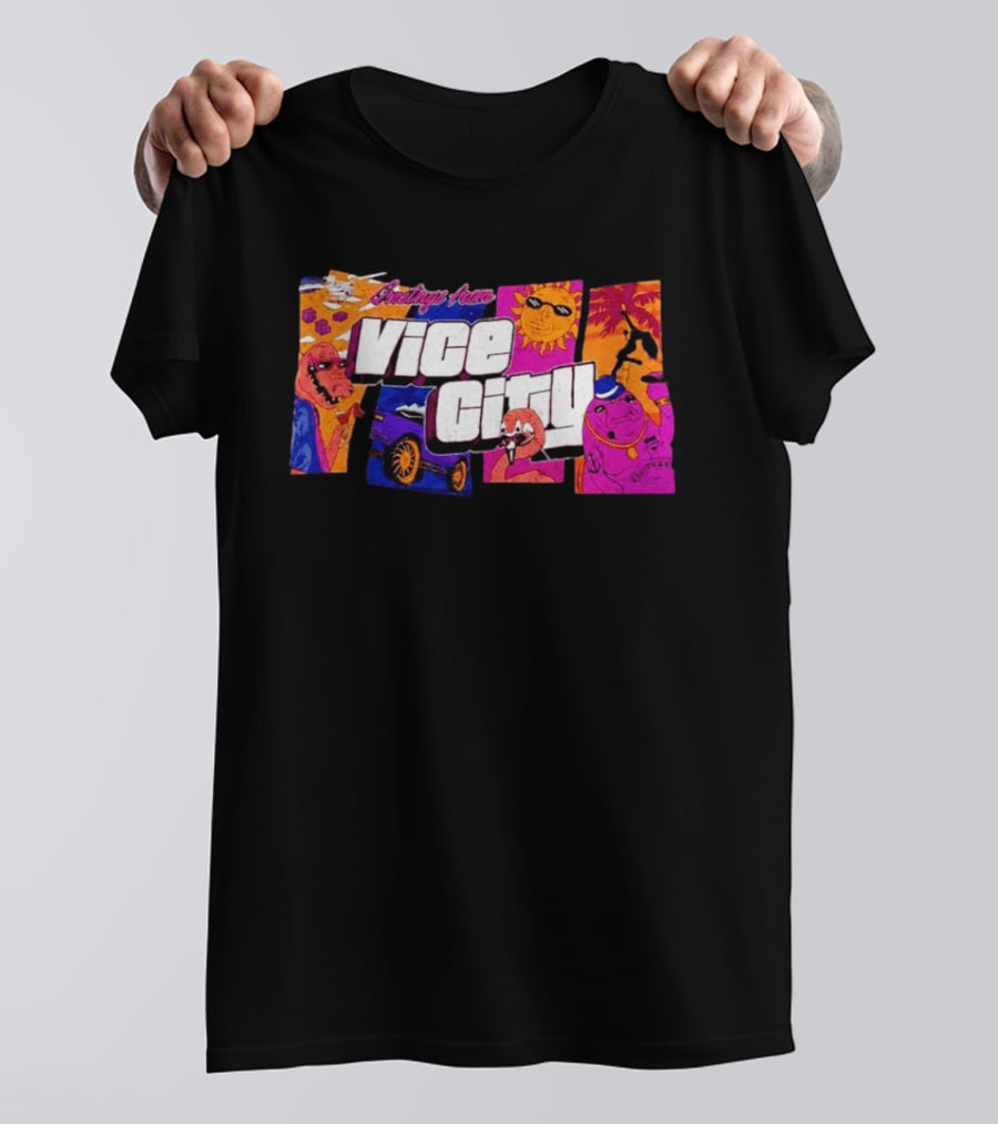 Greetings From Vice City Grand Theft Auto VI GTA 6 Lucia T-Shirt