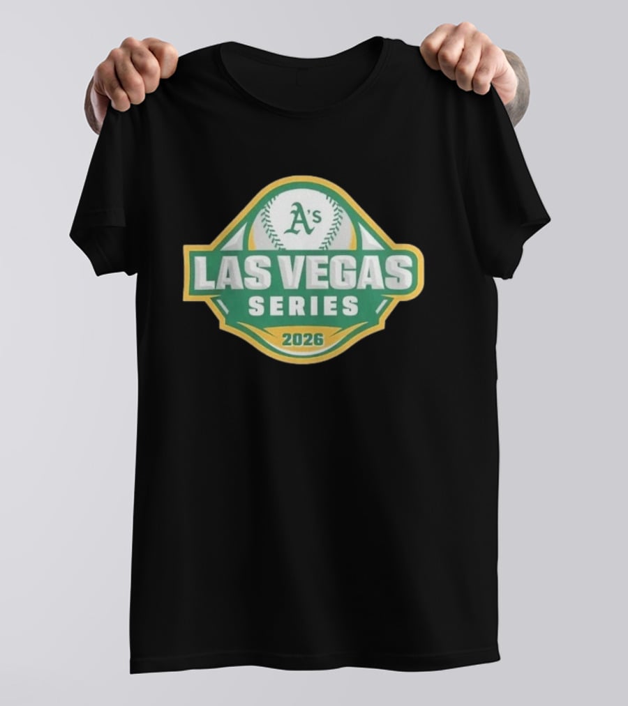 Oakland Athletics A's Las Vegas Series 2026 Green MLB Baseball T-Shirt