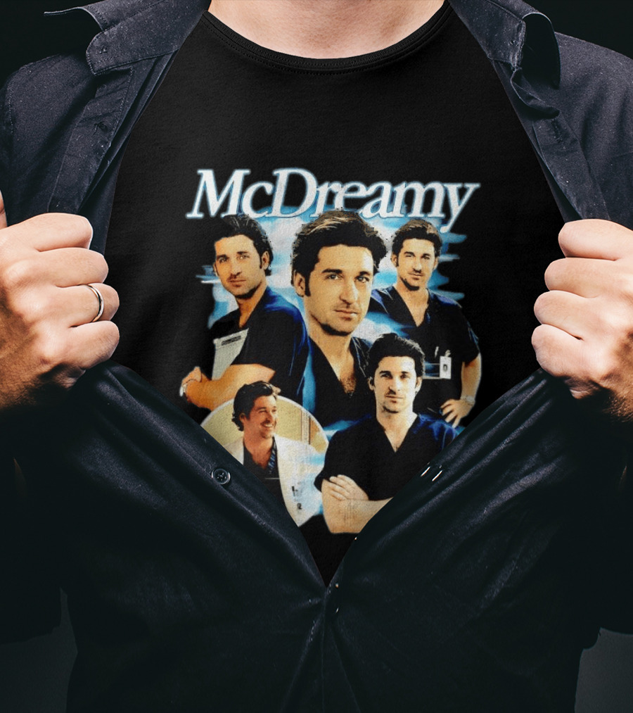 McDreamy Patrick Dempsey Doctor Characters Compilation T-Shirt