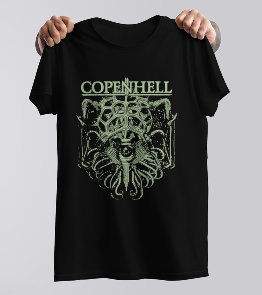 Copenhell Beast Machine Monster Graphic Skull T-Shirt
