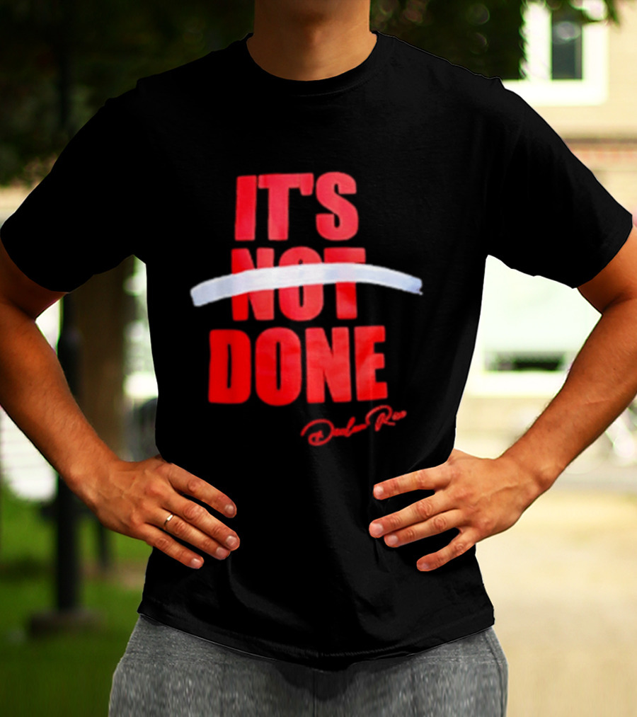 Declan Rice Arsenal FC Premier League Its Not Done T-Shirt