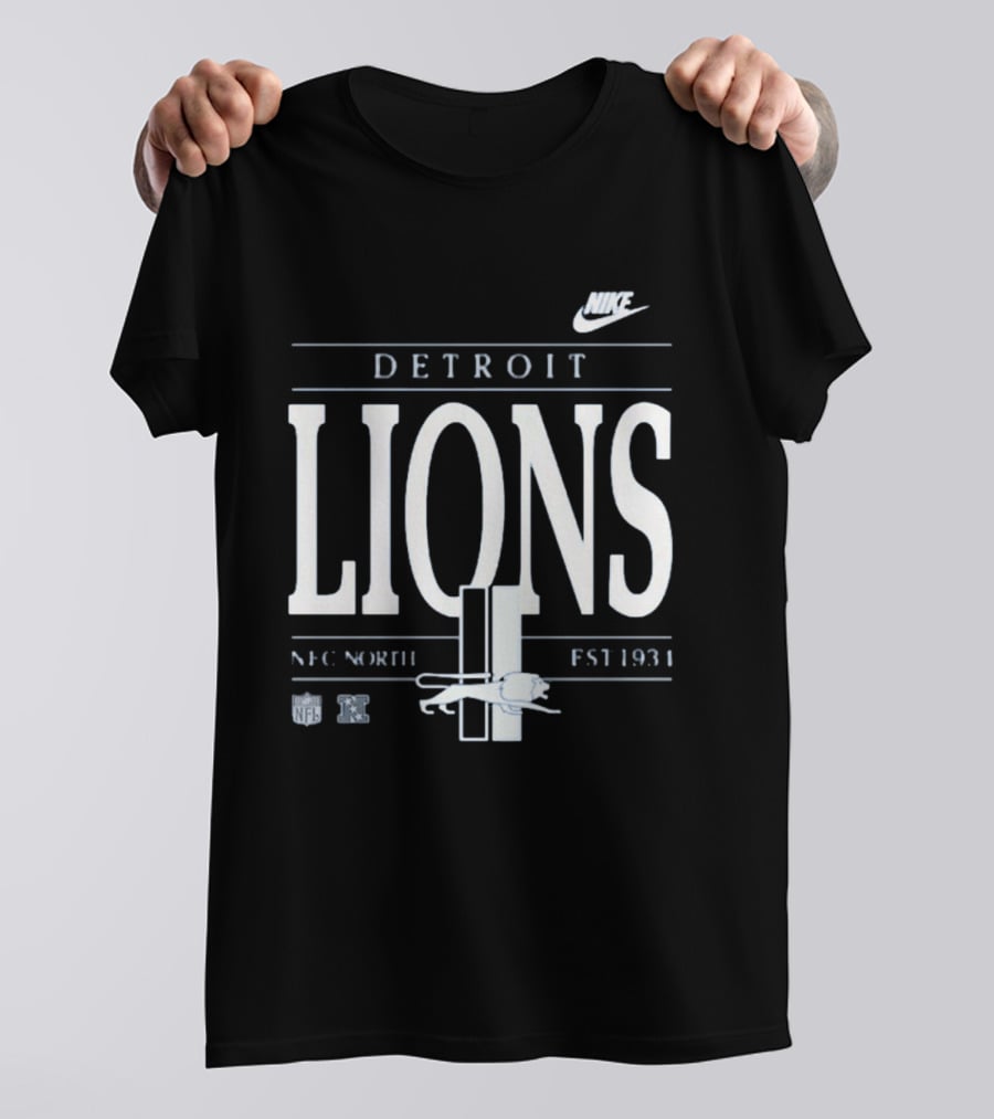 Nike Detroit Lions NFC North Est 1934 NFL T-Shirt