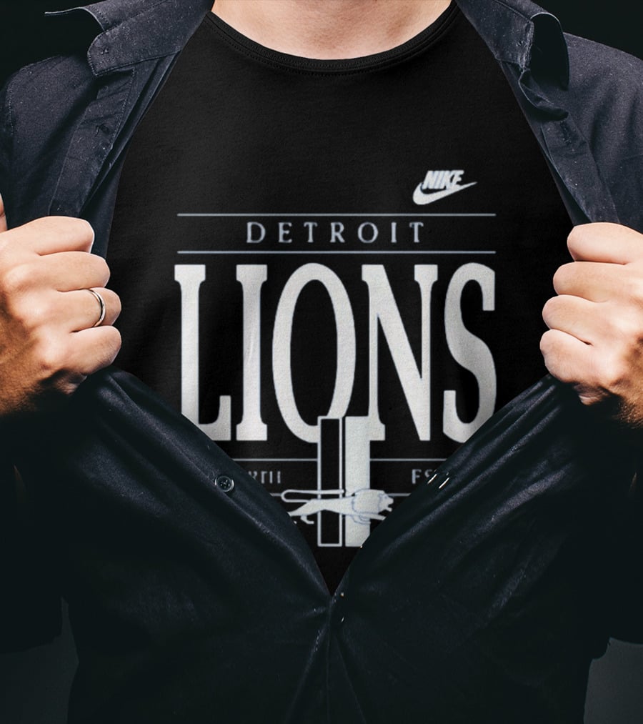 Nike Detroit Lions NFC North Est 1934 NFL T-Shirt