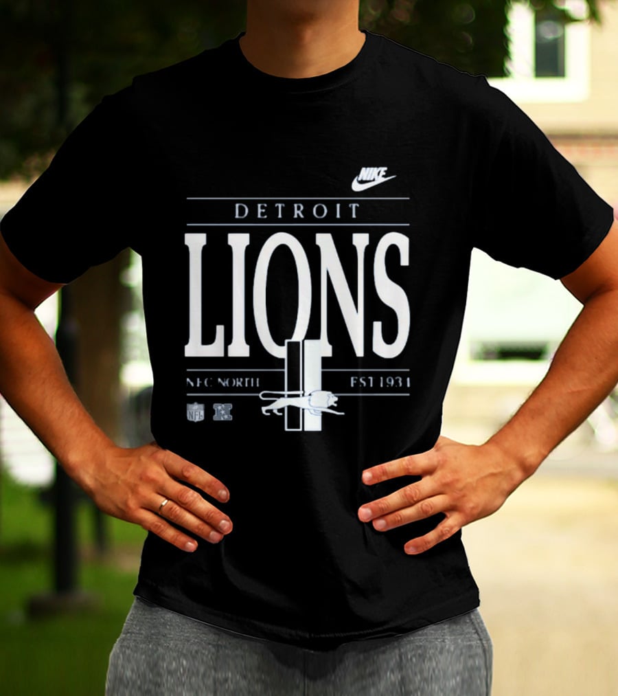 Nike Detroit Lions NFC North Est 1934 NFL T-Shirt
