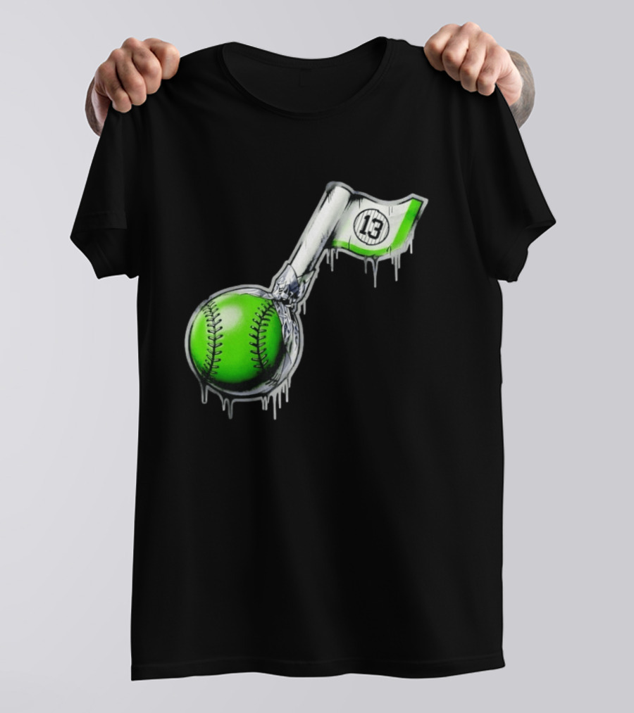 Jazz Chisholm Jr. New York Yankees Lollipop Baseball 13 T-Shirt