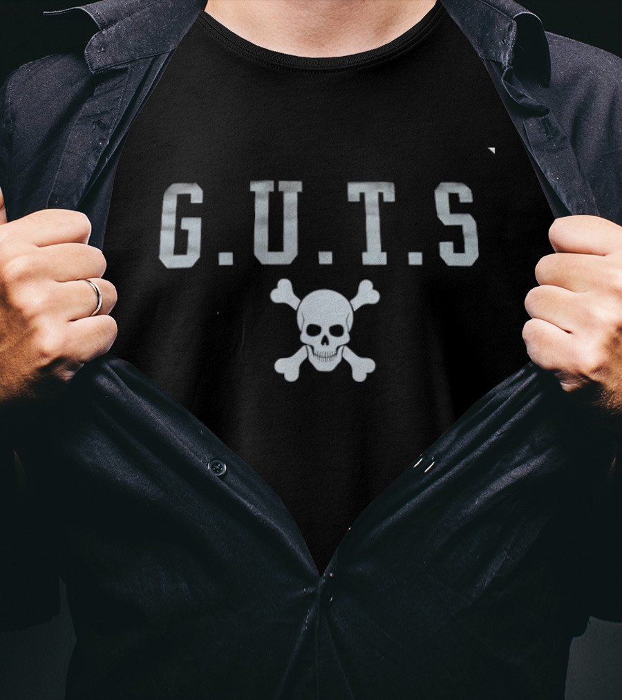 G.U.T.S Skull And Crossbones T-Shirt
