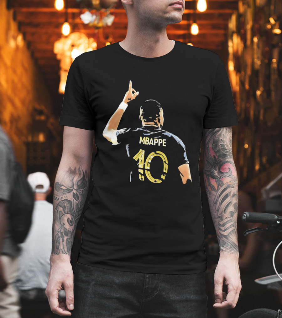 Kylian Mbappe France Number 10 MBAPPE Soccer Football Fan Gear T-Shirt