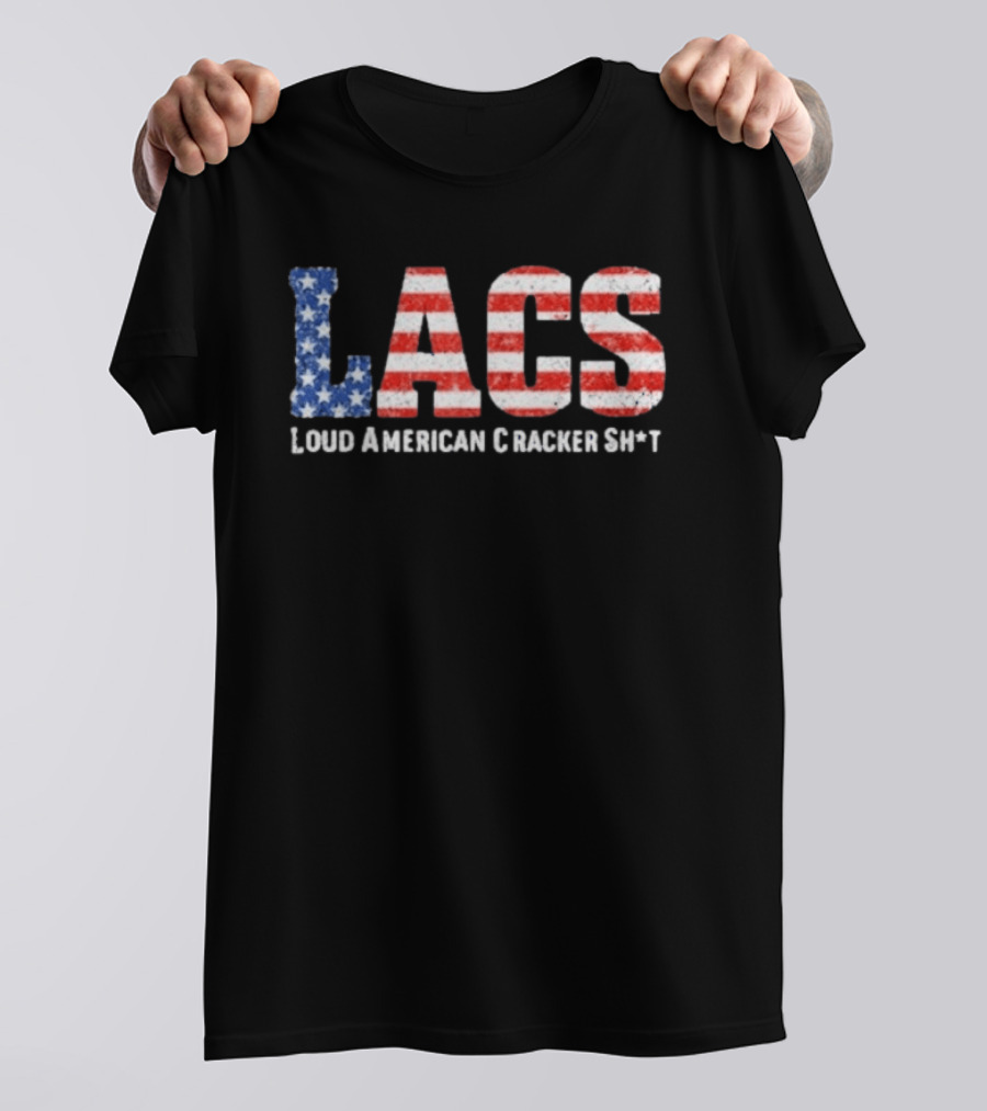 LACS Loud American Cracker USA Flag T-Shirt