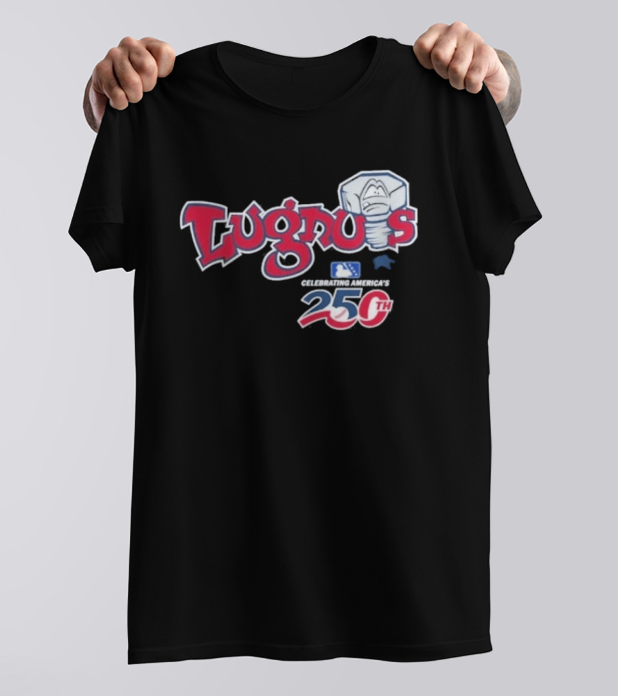 Lansing Lugnuts MiLB Baseball America's 250th Anniversary Celebration T-Shirt