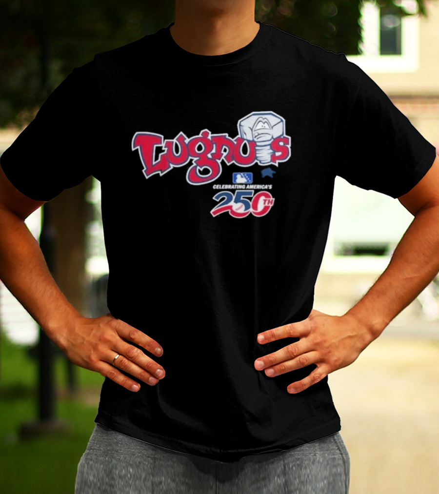 Lansing Lugnuts MiLB Baseball America's 250th Anniversary Celebration T-Shirt