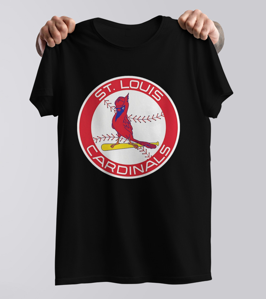 St. Louis Cardinals 2026 Baseball Bird Bat Red Circle T-Shirt